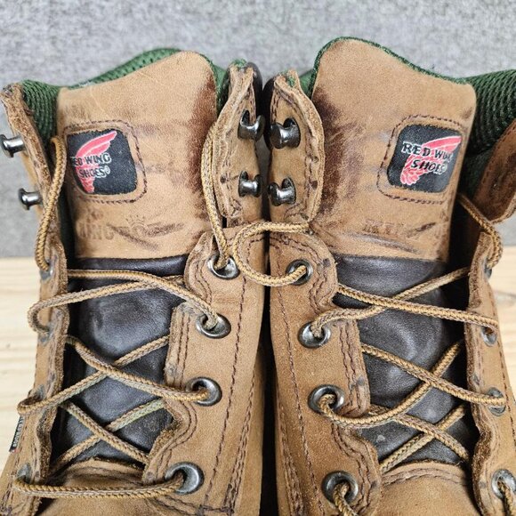 Red Wing Boots Mens 10.5 D Working Brown Leather ASTM F2413-18 Insulated - Picture 8 of 16